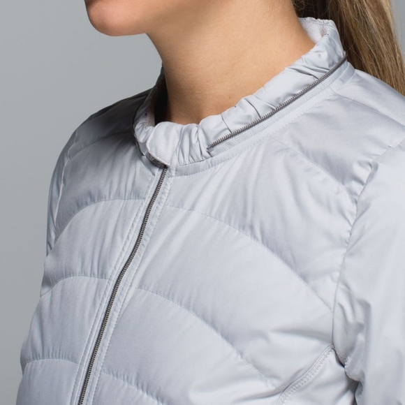 Women's Light Gray Hooded Jacket - Picture 7 of 15